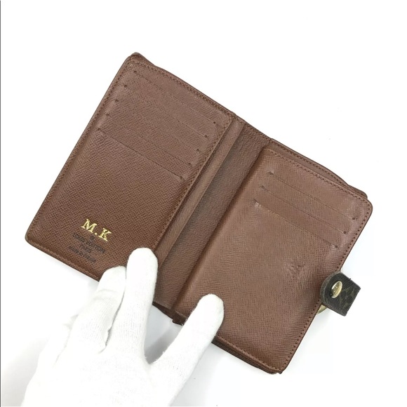 Louis Vuitton Wallet Bi-Fold Pretefeuille Vienoir M61674 Monogram Authen - Picture 9 of 9